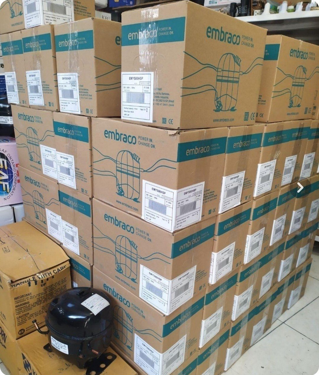 I8acyPRYMG8DTZ6Y کمپرسور دو اسب بالاصفر امبراکو گازR404 - Image 1