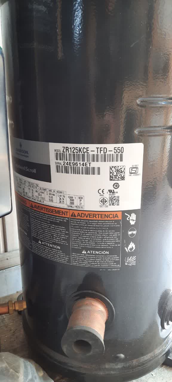 ZR125 کمپرسور اسکرال کوپلند ZR125KCE-TFD-550 - Image 1