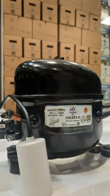 موتور یخچال 1/4 مثبت کمپرسور R600a