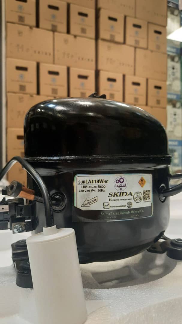 یک چهار مثبت R600 موتور یخچال 1/4 مثبت کمپرسور R600a