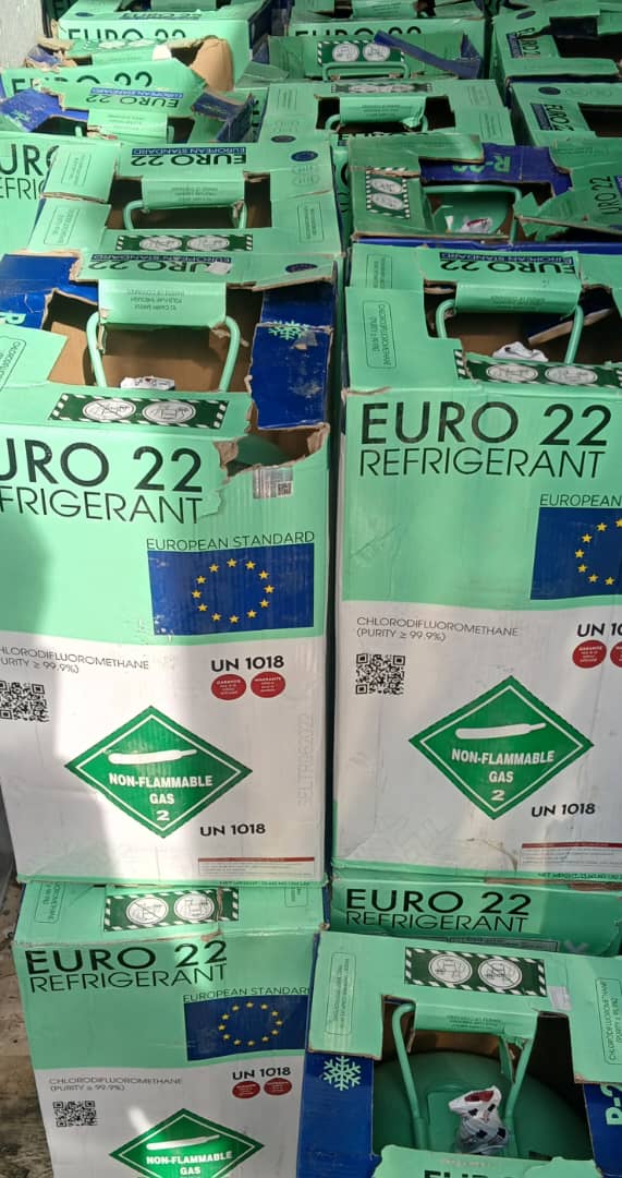 گاز مبرد R22 یورو(13/600KG)