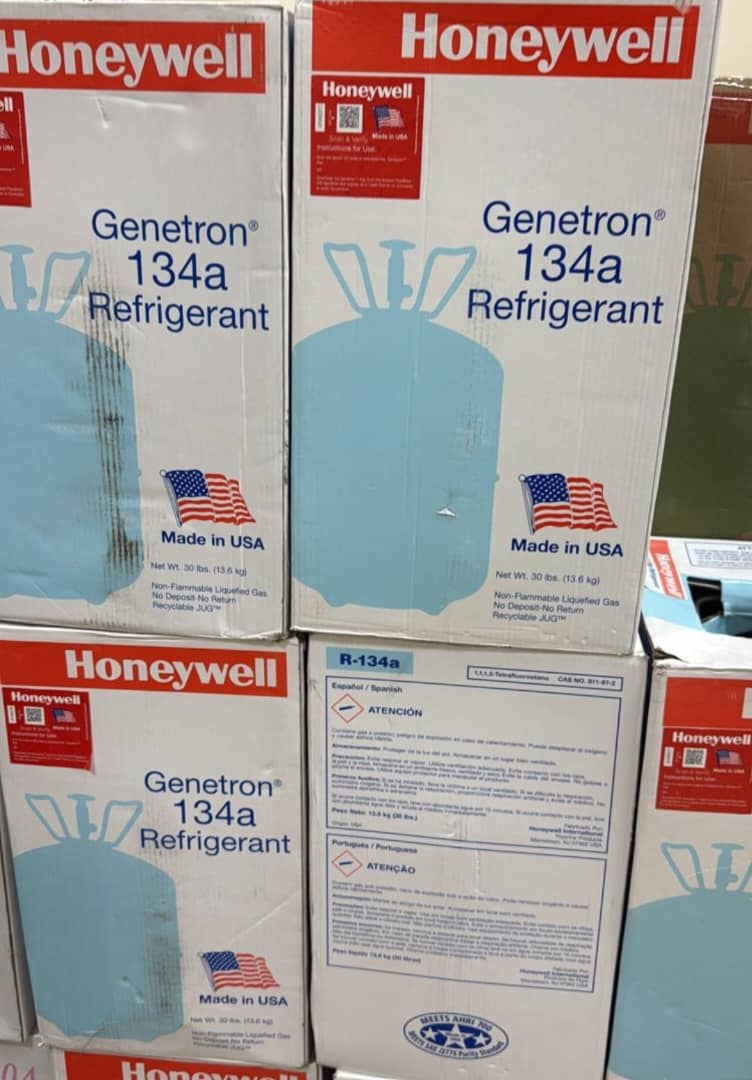 گاز مبرد هانیول R134 HONEYWELL