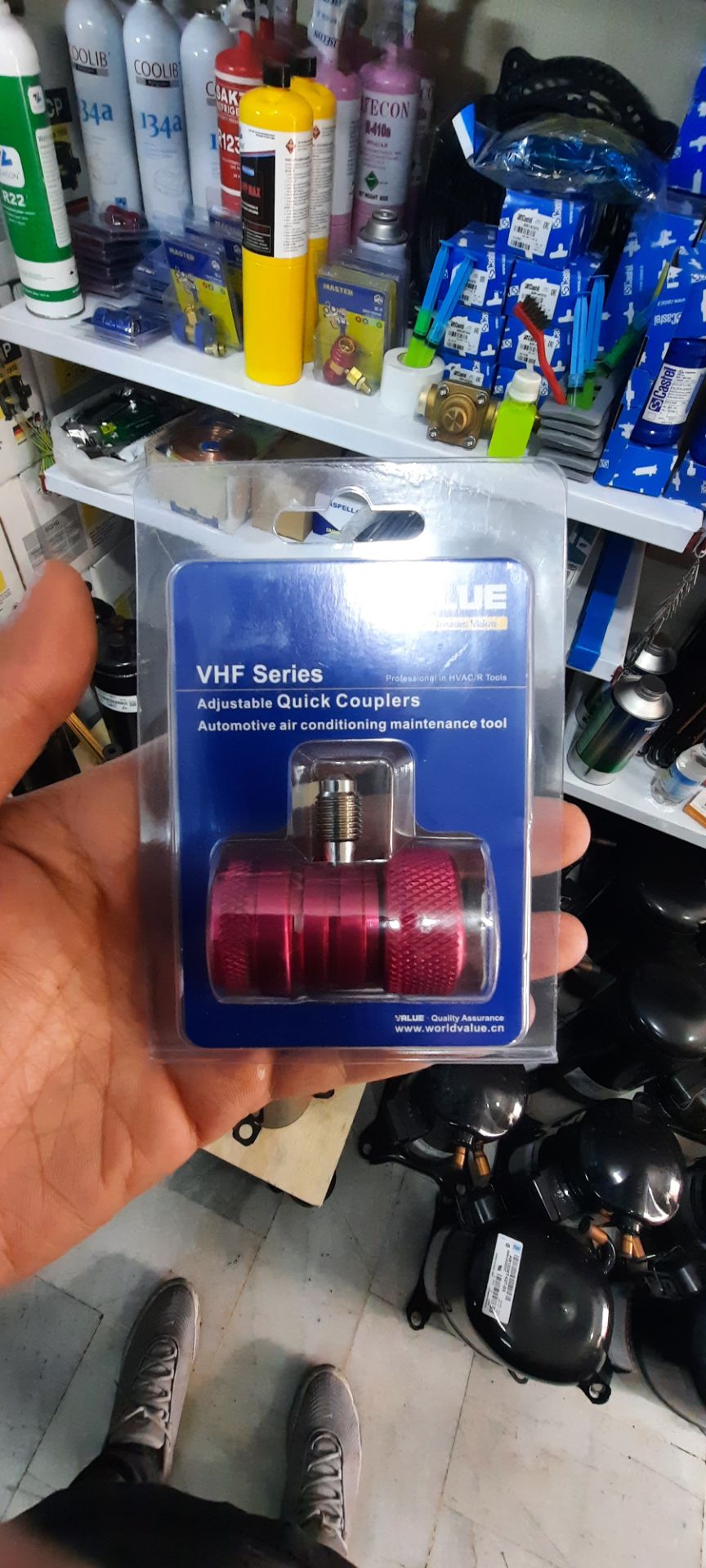 VALEO کوپلینگ شارژ گاز ولئو قرمز VALUE - Image 1