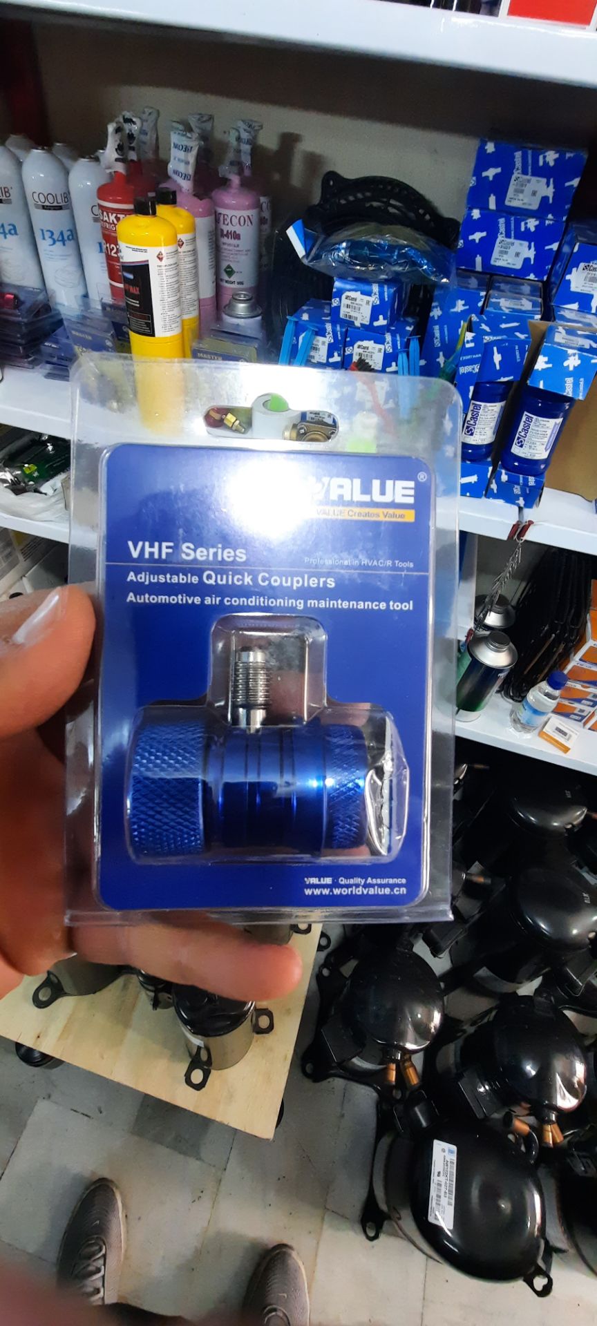 VALEOOO کوپلینگ شارژ گاز ولئو آبی VALUE - Image 1