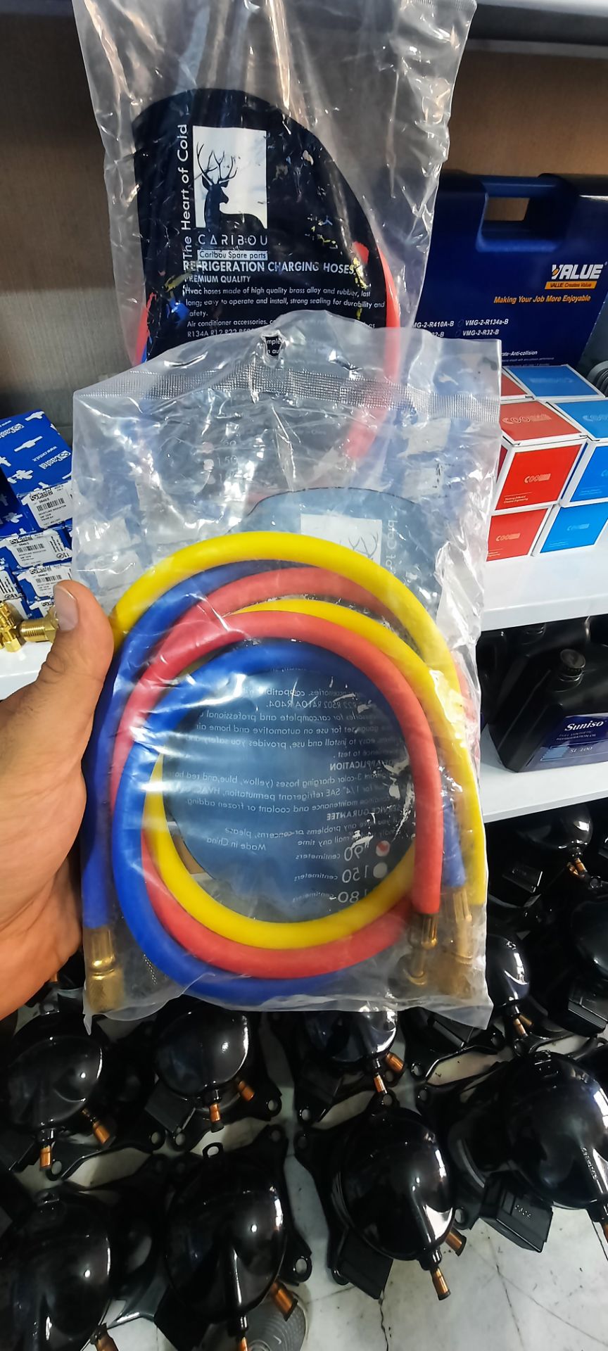 شیلنگ 90 شیلنگ گیج شارژ گاز 90CM - Image 1